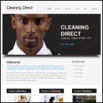 Screen shot of the Cleaning Machines Direct Ltd website.