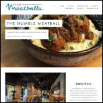 Screen shot of the Meatballs Ltd website.