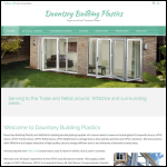 Screen shot of the Dauntsey Building Plastics Ltd website.