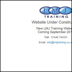 Screen shot of the Lmj Training Ltd website.