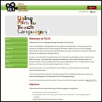 Screen shot of the Film in Language Teaching Association website.