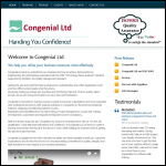 Screen shot of the Congenial Ltd website.