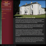 Screen shot of the Camerton Hall Ltd website.