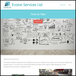 Screen shot of the Esolve Services Ltd website.