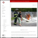 Screen shot of the Guideline Fire Ltd website.