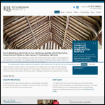 Screen shot of the Ruth Brennan Architects Ltd website.