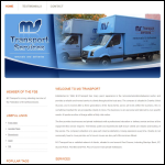 Screen shot of the Ms Transport Ltd website.