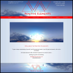 Screen shot of the Positive Elements Ltd website.