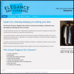 Screen shot of the Elegance Dry Cleaners Great Barr Ltd website.