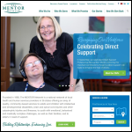 Screen shot of the The Mentor Network Ltd website.