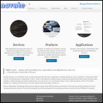 Screen shot of the Novate Ltd website.