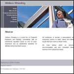 Screen shot of the Wallace Heating Ltd website.