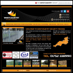 Screen shot of the Plympton Security Services Ltd website.