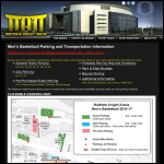 Screen shot of the Arena Parking Ltd website.