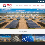 Screen shot of the Ci-solar Ltd website.
