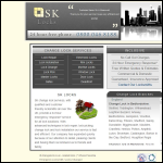 Screen shot of the SK Locks website.