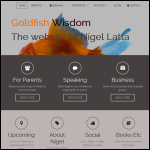 Screen shot of the Goldfish Media Ltd website.