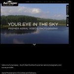 Screen shot of the Aerial Perspective Ltd website.
