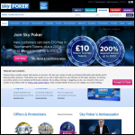 Screen shot of the Poker Kingdom Ltd website.