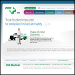 Screen shot of the Zee & M Rehab Services Ltd website.