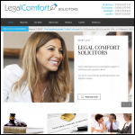 Screen shot of the Legal Comfort Associates Ltd website.