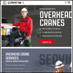 Screen shot of the Number 1 Crane Operator Ltd website.