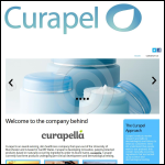 Screen shot of the Curapel Ltd website.