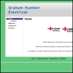 Screen shot of the A & H Electrical (Lincs) Ltd website.