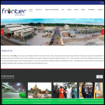 Screen shot of the Frontier Oil & Gas Ltd website.