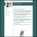 Screen shot of the Westmead Cattery Ltd website.