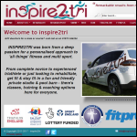 Screen shot of the Inspire2tri Ltd website.