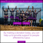 Screen shot of the The Hibbs Lupus Trust website.