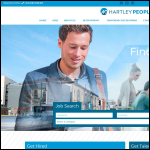 Screen shot of the Hartley Transport Ltd website.
