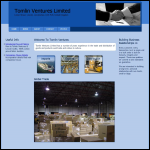 Screen shot of the Tomlin Ventures Ltd website.