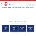 Screen shot of the The Bed Superstore Ltd website.