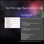 Screen shot of the Peacock Recruitment Ltd website.