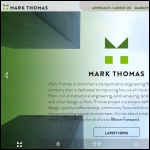 Screen shot of the A Mark Thomas Ltd website.