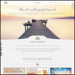 Screen shot of the Capital Resorts Ltd website.