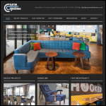 Screen shot of the Clayton Contract Furnishings Ltd website.