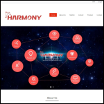 Screen shot of the Contract Harmony Ltd website.