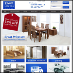 Screen shot of the Choice Furniture Ltd website.