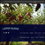 Screen shot of the Lewins House Ltd website.