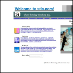 Screen shot of the Stic Consulting Ltd website.