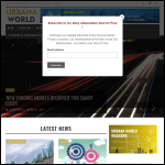 Screen shot of the Urbana It Solutions Ltd website.