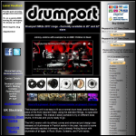 Screen shot of the Drumport Ltd website.