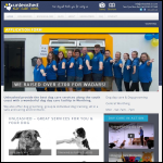 Screen shot of the Unleashed Dog Day Care Ltd website.