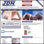 Screen shot of the Jdn Plastics Ltd website.