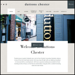 Screen shot of the Duttons of Cheshire Ltd website.