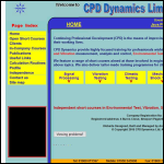 Screen shot of the CPD-Dynamics.co.uk website.