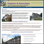 Screen shot of the Hepburn & Associates website.